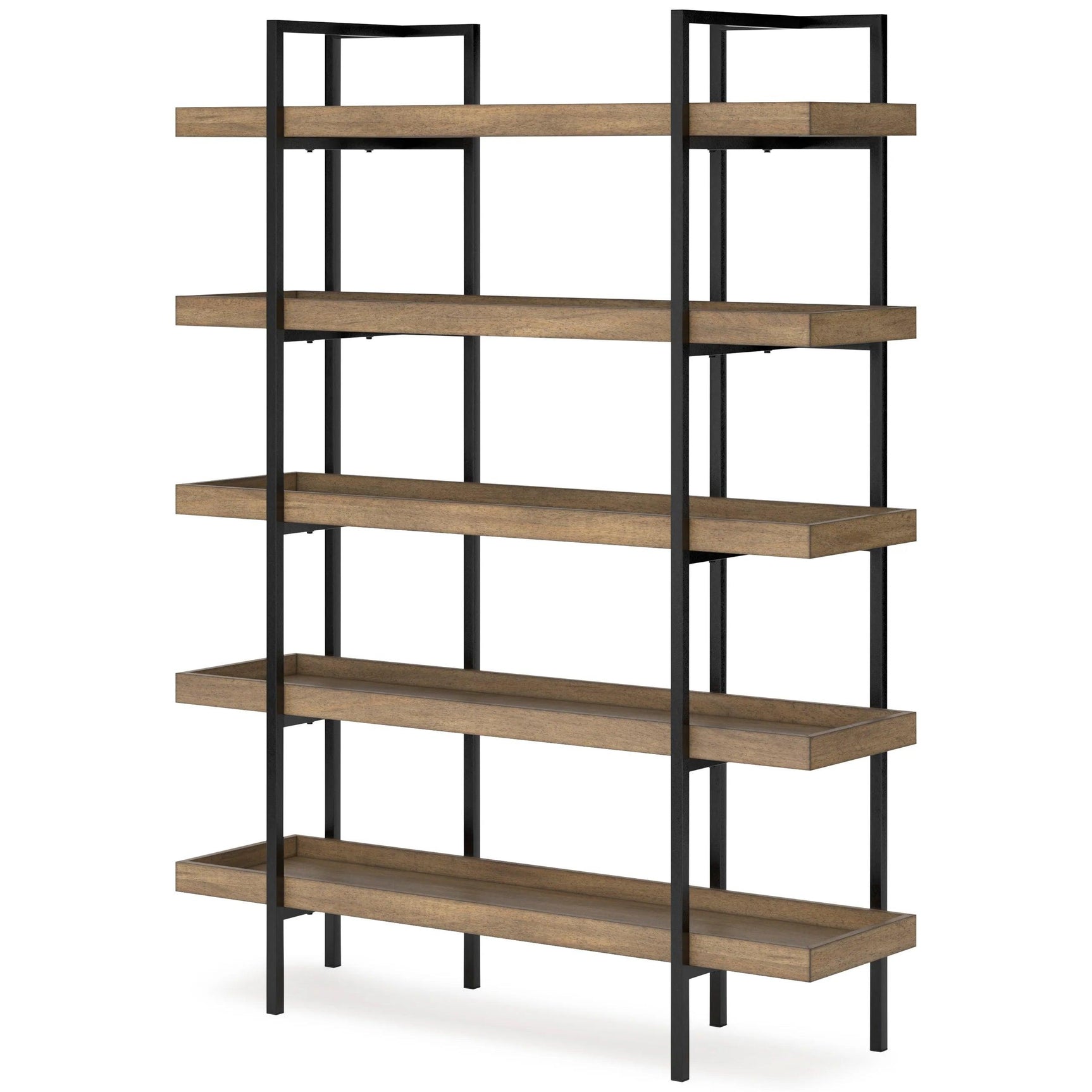 Montia Light Brown Bookcase