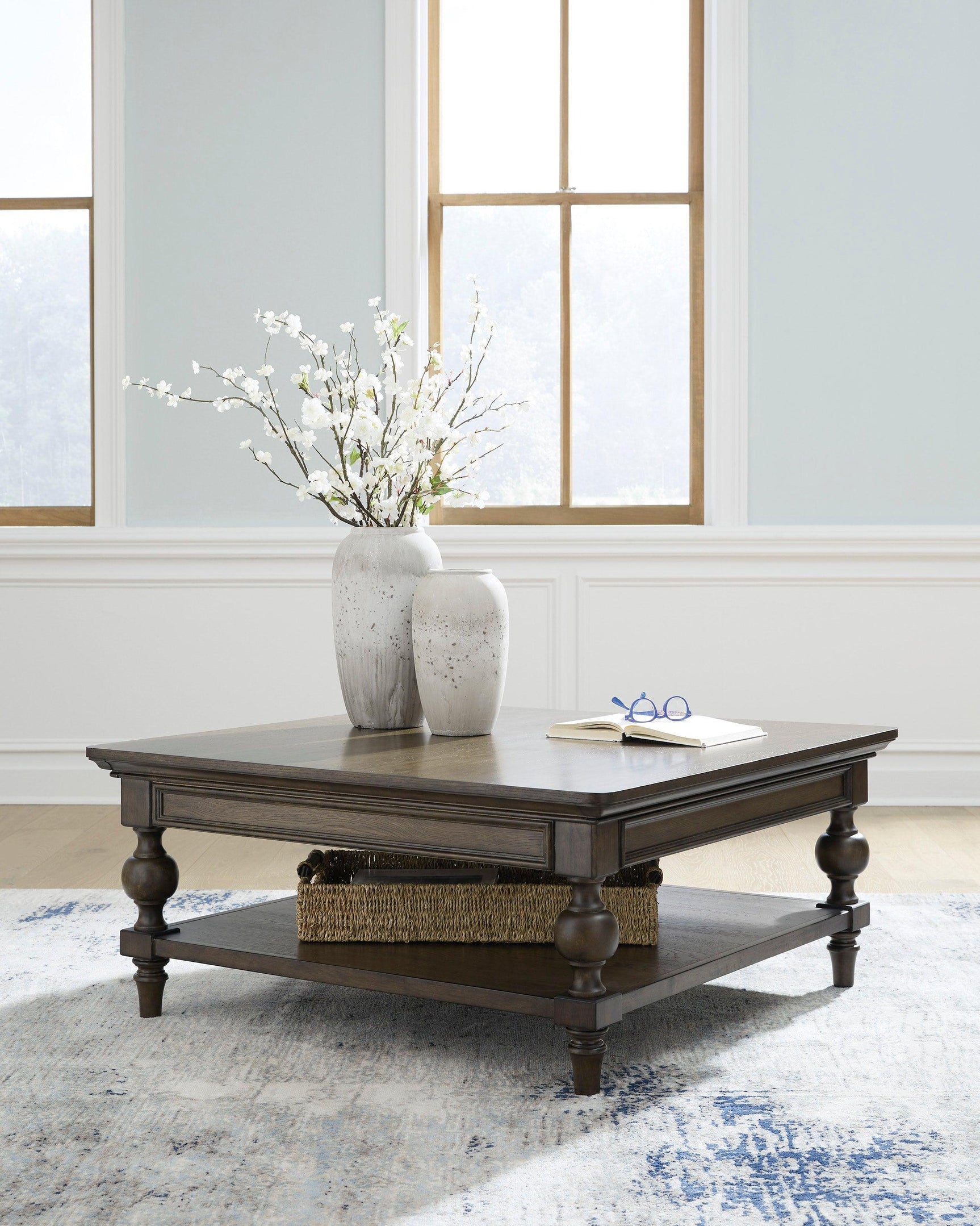 Veramond Dark Brown Cocktail Table