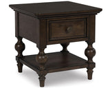 Veramond Dark Brown Occasional Table Set