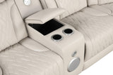 Spain Sand Power Reclining Sectional Power Headrests