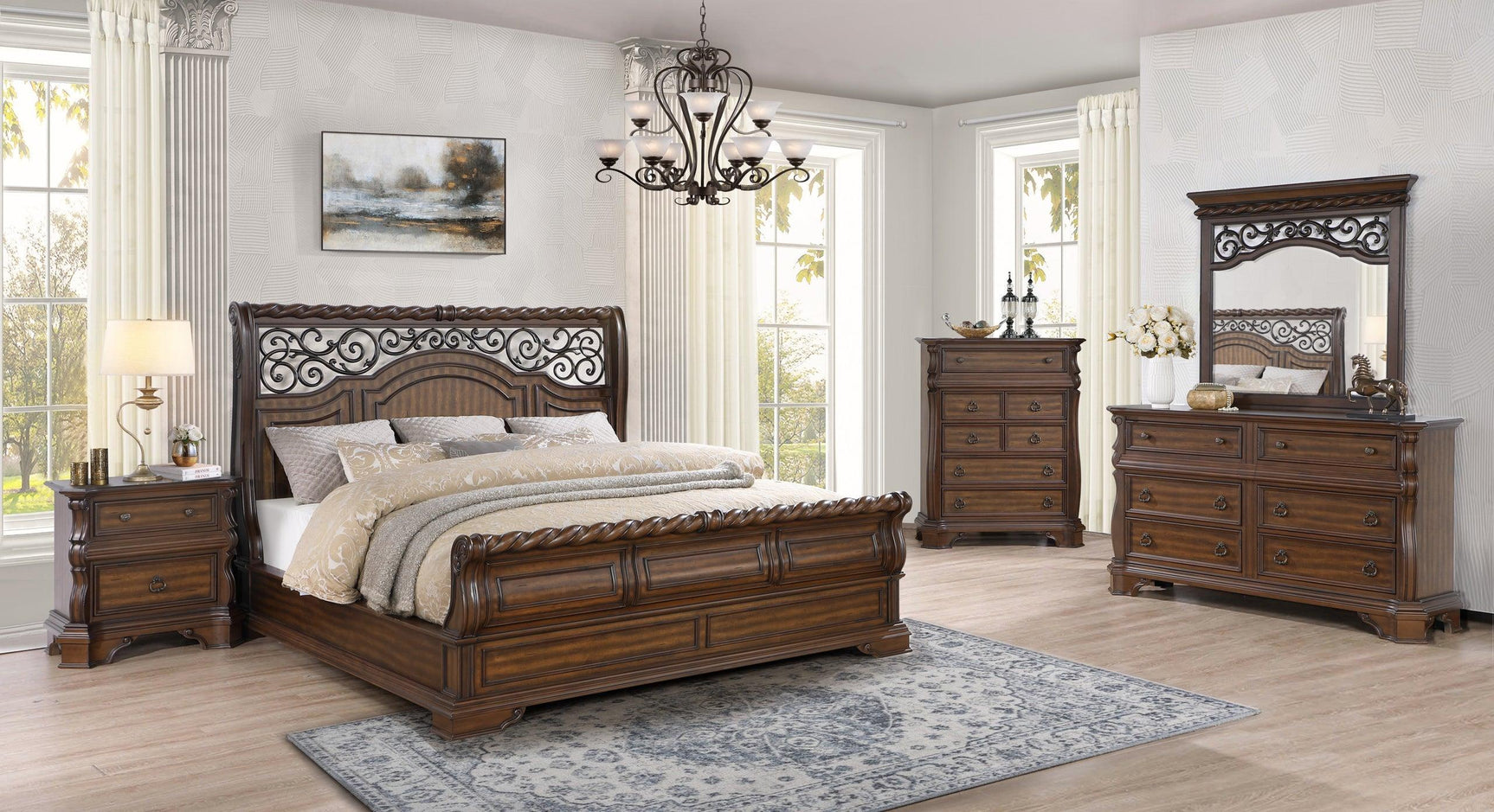 Ben Brown Sleigh Bedroom Set