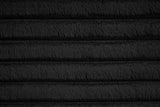 Mariah Black Upholstered Platform King Bed