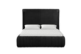 Diana Black Platform King Bed