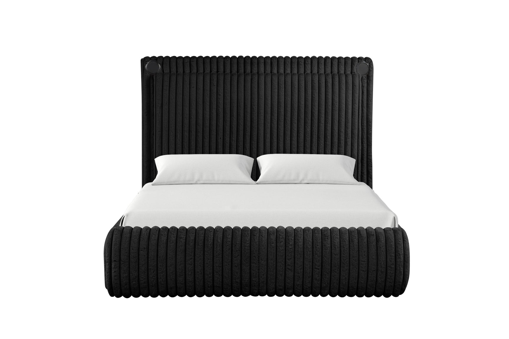 Diana Black Platform King Bed