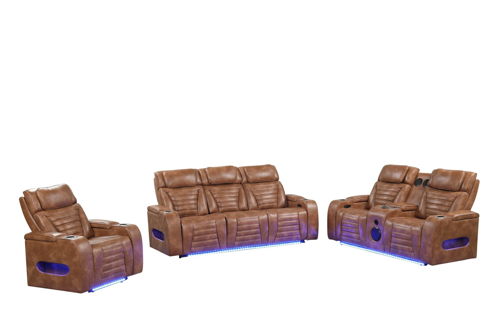 Tokyo Brown 3-Piece Power Reclining Set