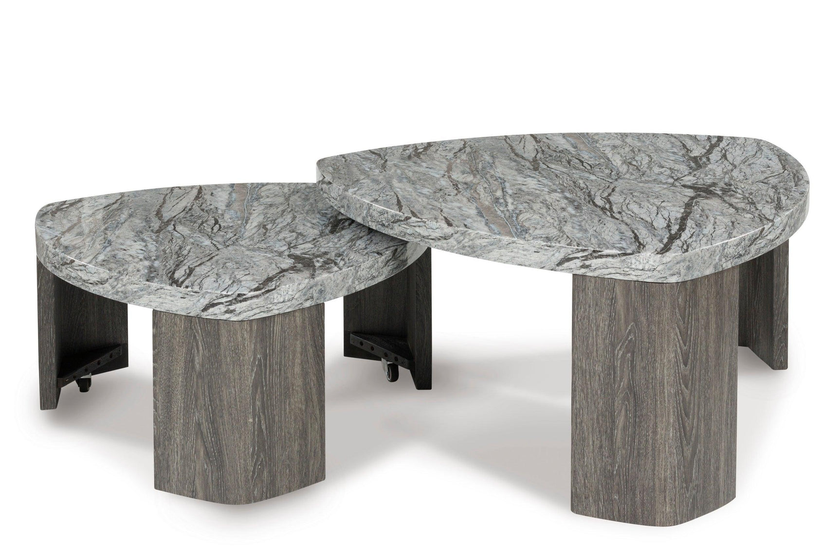 Till Gray Stacked Cocktail Table