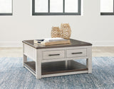 Taurus Beige Lift Top Cocktail Table
