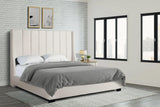 Harry Ivory Upholstered Queen Bed