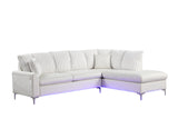 Candy Beige Sectional w LED