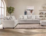 Behold Carmine Pebble Sofa & Loveseat Set
