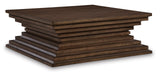 Hannodream Warm Brown  Occasional Table Set