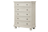 Magnolia Cream Storage Sleigh Bedroom Set