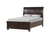 Magnolia Cherry Storage Sleigh Bedroom Set