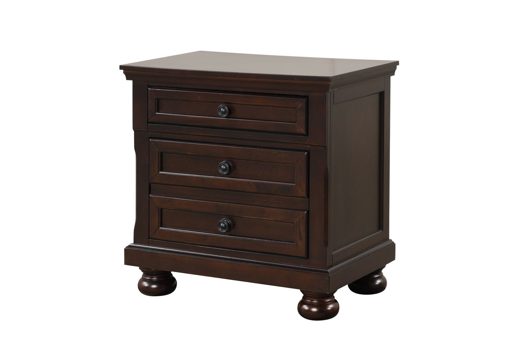 Magnolia Cherry Storage Sleigh Bedroom Set