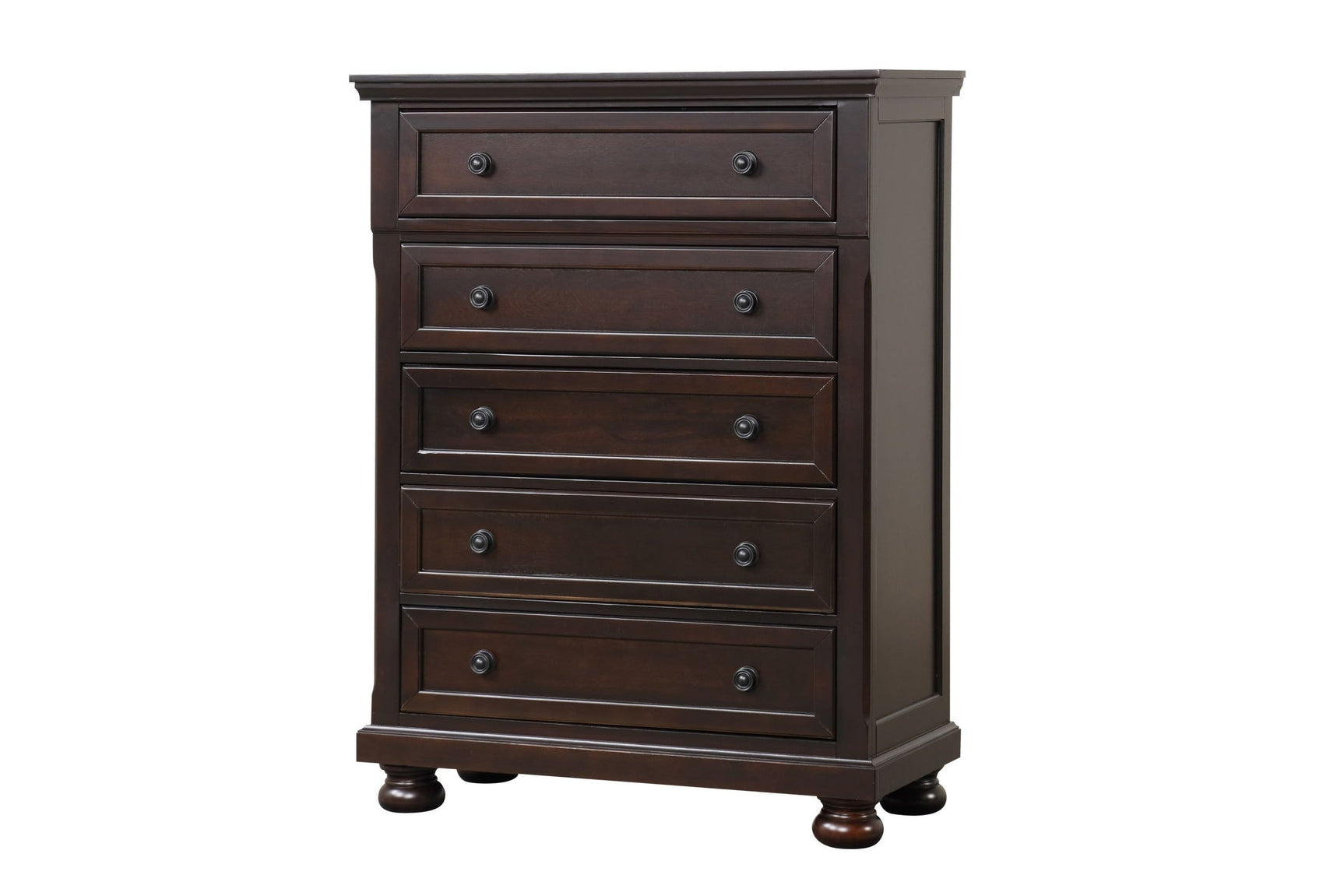 Magnolia Cherry Storage Sleigh Bedroom Set