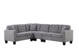 Logan Gray Fabric Reversible Sectional