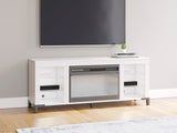W2722-168 TV Stand w/ Fireplace 59"L LED Lights