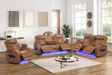 Dubai Brown 3-Piece Power Reclining Set