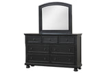Magnolia Black Storage Sleigh Bedroom Set
