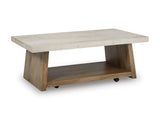 Brendalhouse Light Brown Cocktail Table
