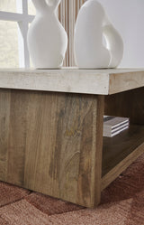 Brendalhouse Light Brown Cocktail Table