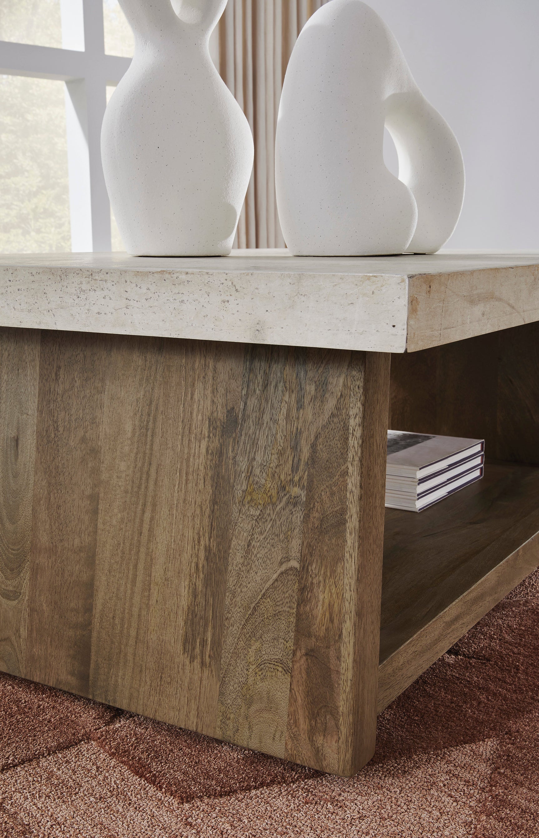 Brendalhouse Light Brown Cocktail Table