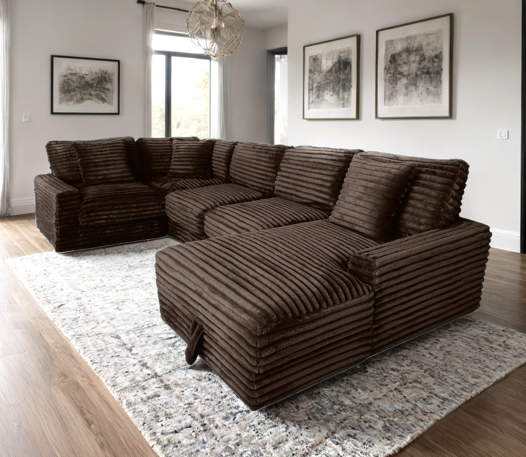 Alisson Mocha Modular Sectional