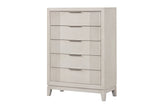 Uptown Cream LED Upholstered Panel Bedroom Set