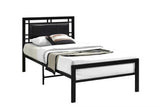 Bemia Black Metal Platform Twin Bed