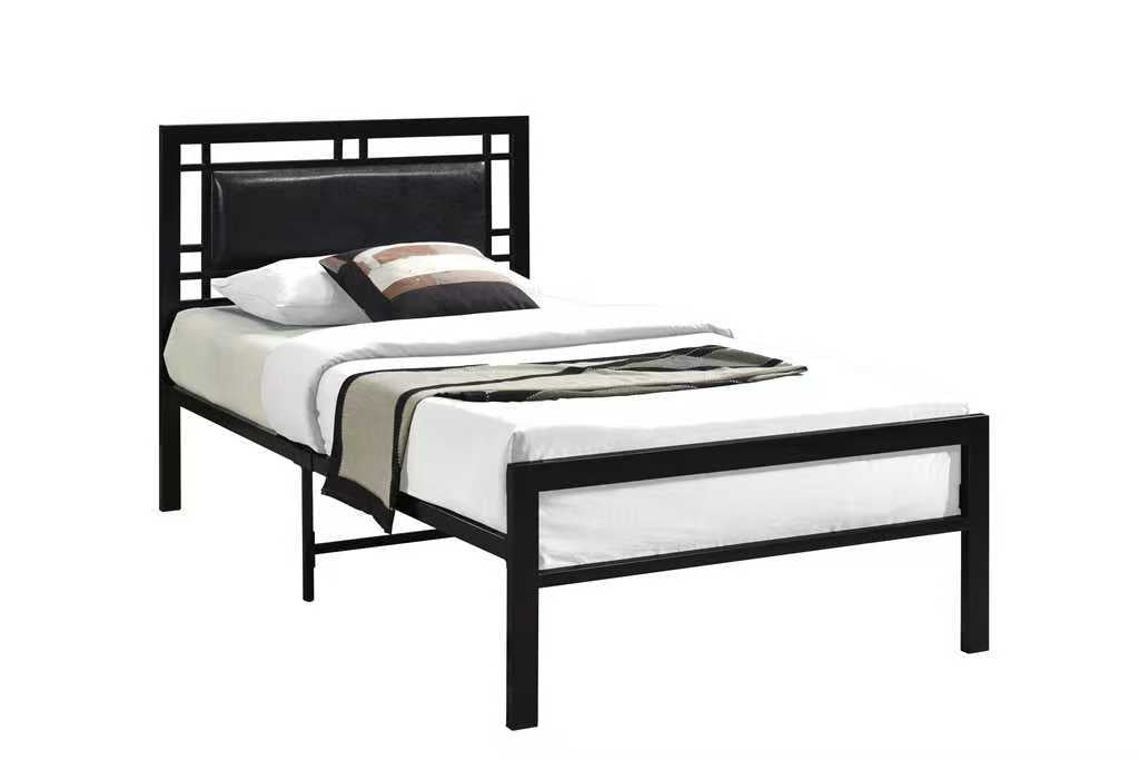 Bemia Black Metal Platform Twin Bed