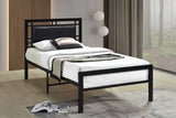 Bemia Black Metal Platform Twin Bed