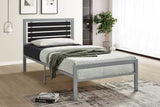 Bemia Gray Metal Platform Twin Bed