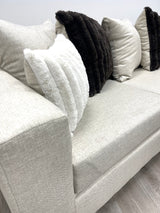 Monroe Beige Heavy Linen Sectional