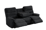 Albert Black Performance Fabric 3-Piece Reclining Set