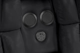 Ace Black Leather Gel Reclining Sectional
