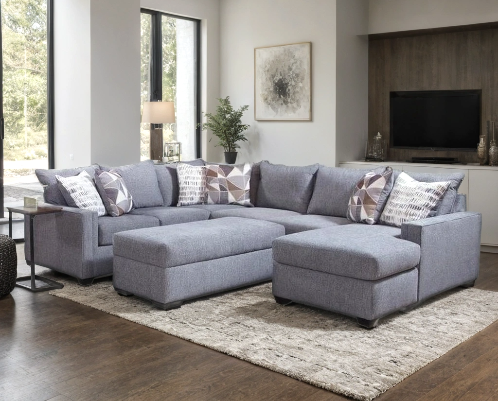 Behold Ash Gray Sectional