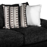 Behold Black 2-Piece Sofa & Loveseat Set