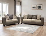 Monroe Latte 2-Piece Living Room Set