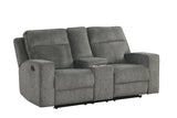 Hudson Dark Gray Chenille 3-Piece Reclining Set
