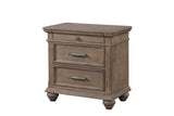 Nashville Light Brown Upholstered Tufted Panel Bedroom Set