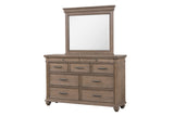 Nashville Light Brown Upholstered Tufted Panel Bedroom Set