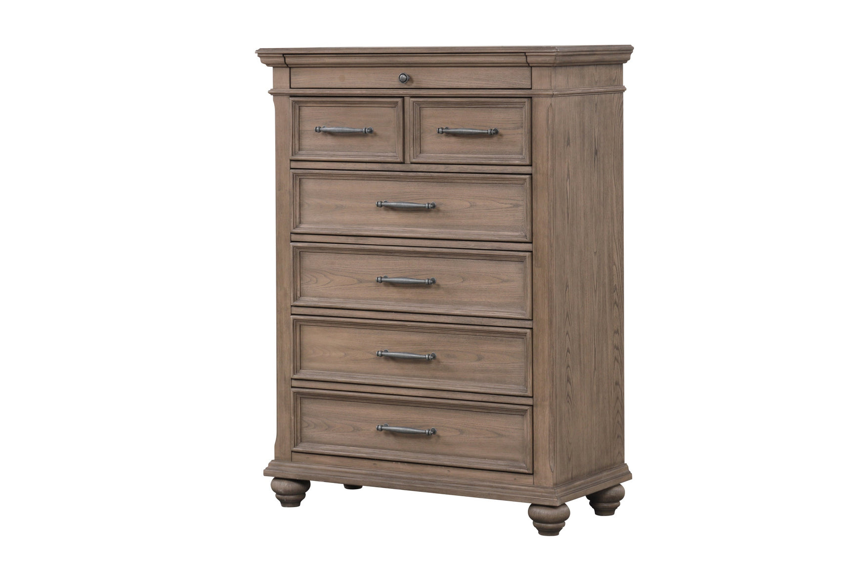 Nashville Light Brown Upholstered Tufted Panel Bedroom Set