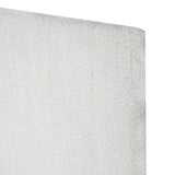 Heiden White Upholstered Platform Queen Bed
