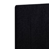 Harry Black Upholstered Platform Twin Bed