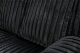 Flash Black Power Reclining Sectional