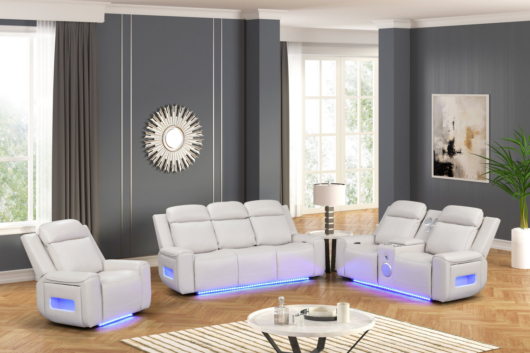 Rolls Royce Sand 3-Piece Power Reclining Set