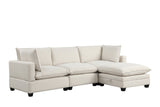 Cloud Beige Fabric Modular Sectional