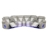 Ibiza Gray Power Reclining Sectional