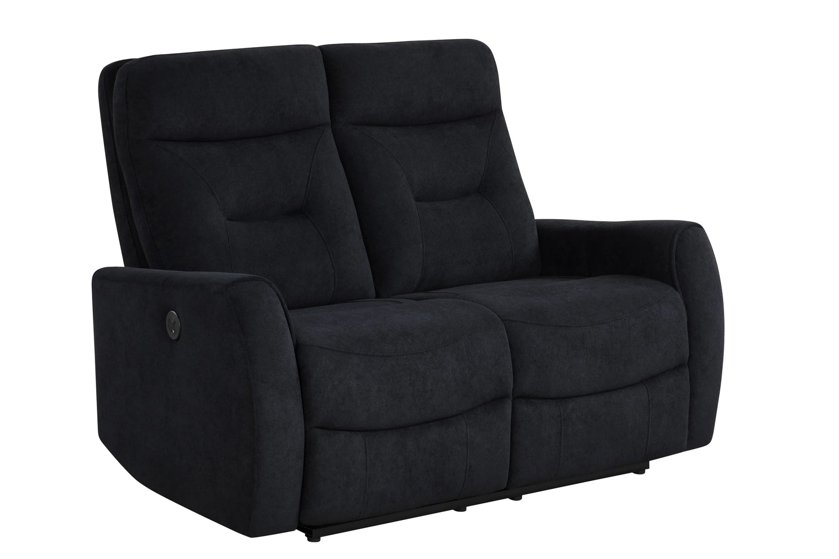 Nina Black Fabric 3-Piece Power Reclining Set