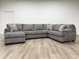 Brentwood Gray Chenille Sectional